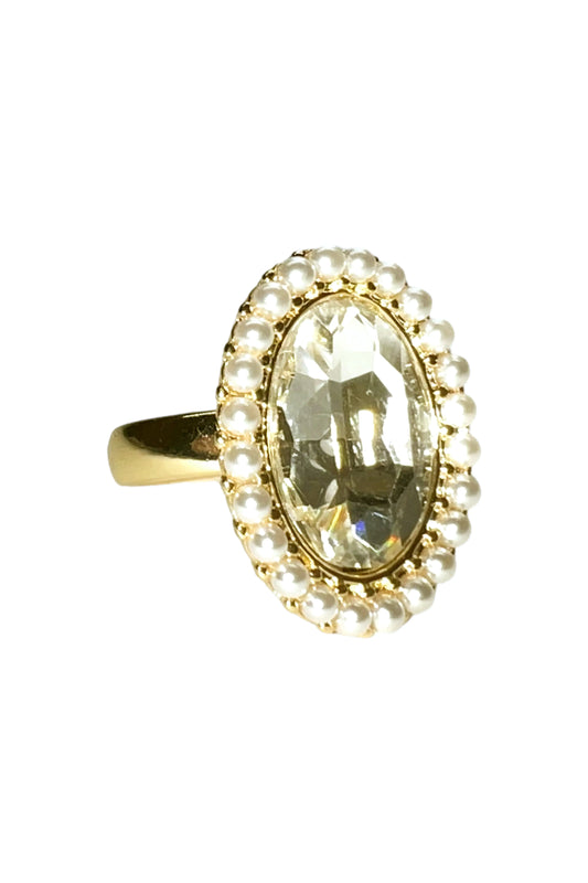 Crystal Rhinestone Cocktail Ring