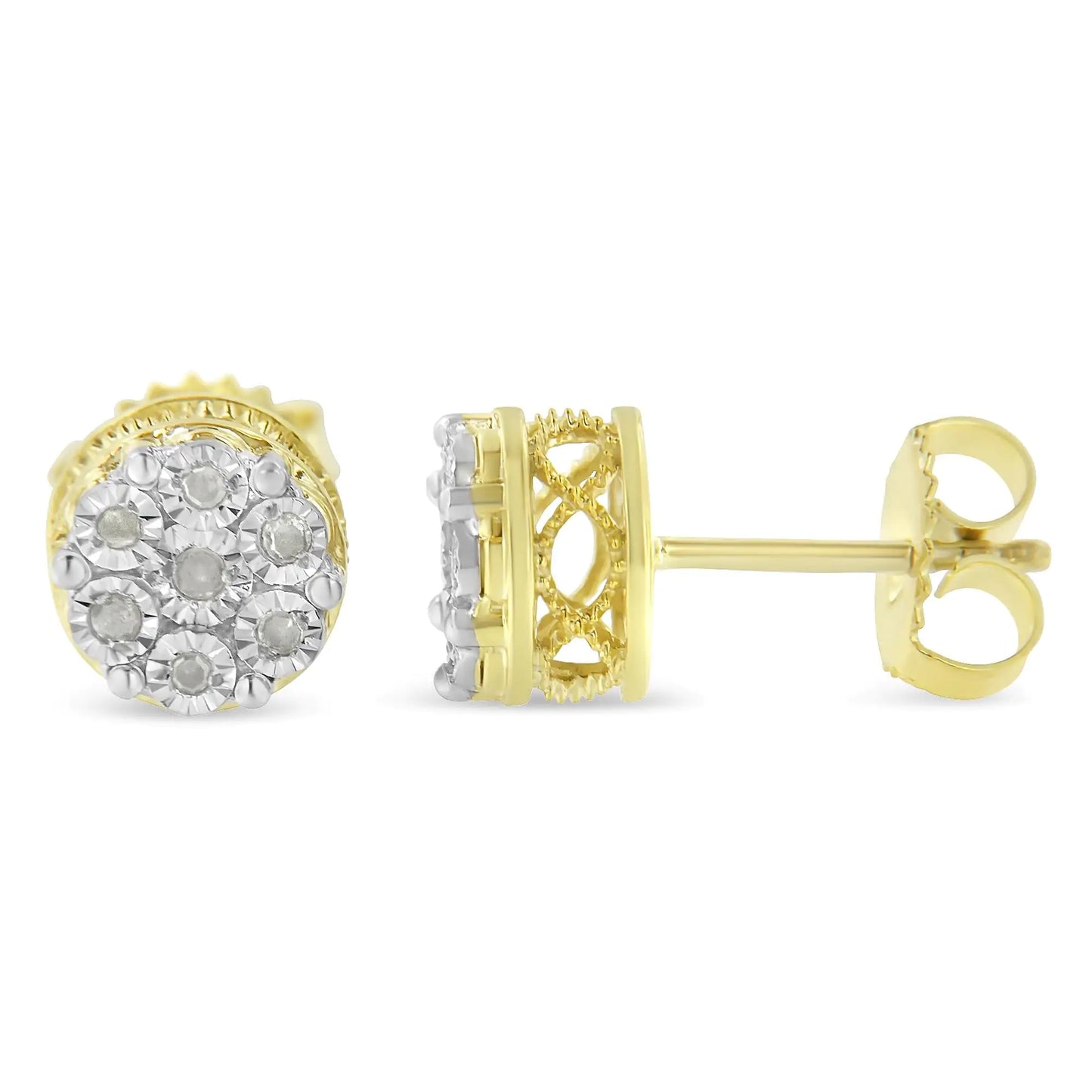 Yellow Gold Plated Sterling Silver
