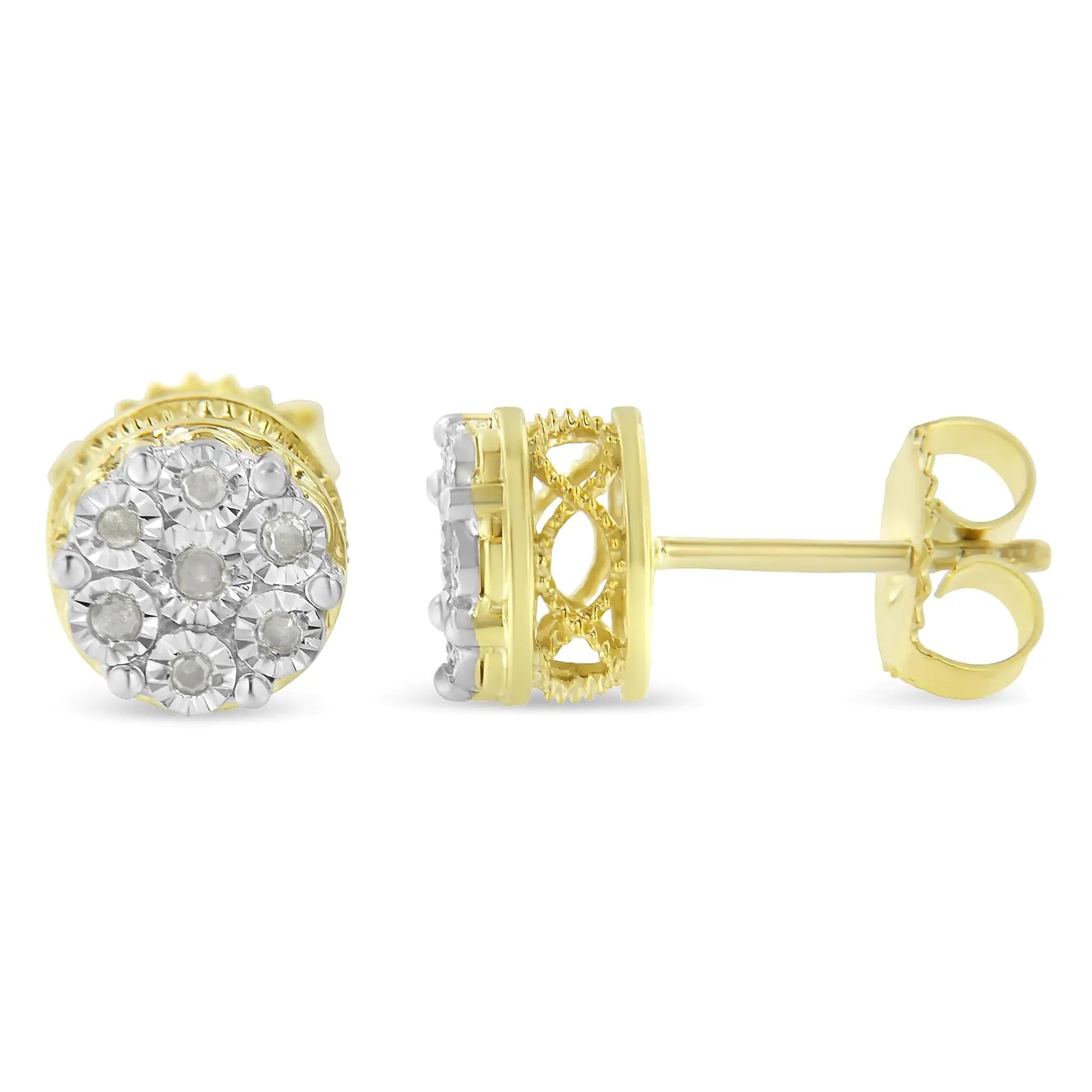 Yellow Gold Plated Sterling Silver