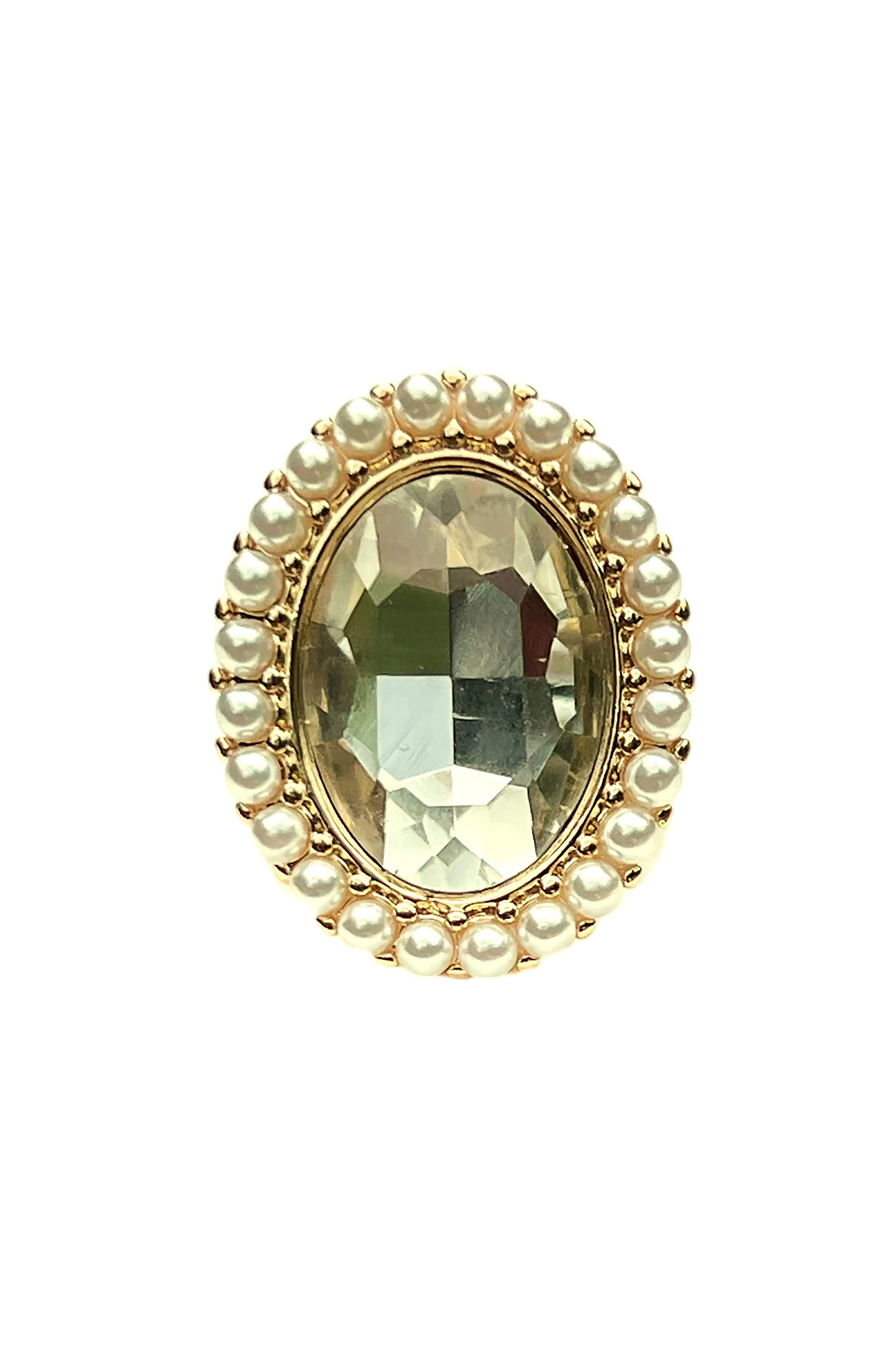 Crystal Rhinestone Cocktail Ring