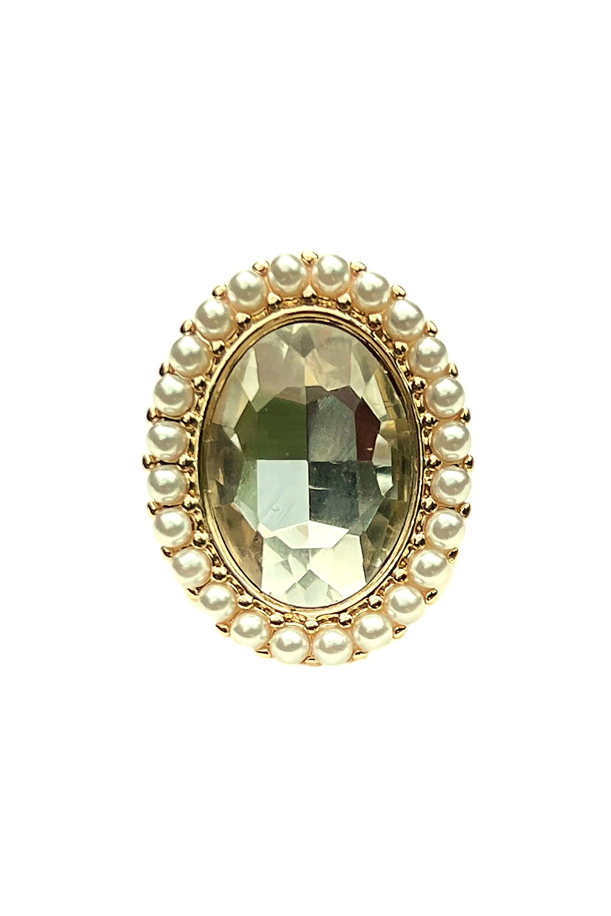 Crystal Rhinestone Cocktail Ring